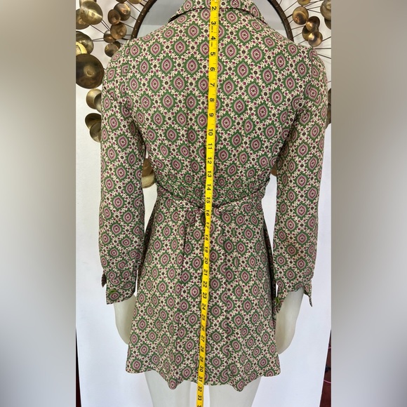 Vintage Connie Sage Inc 1970s butterfly collar Mini dress. XXS - Picture 11 of 13